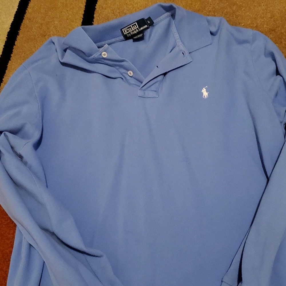 Blue Long sleeve Ralph Lauren polo